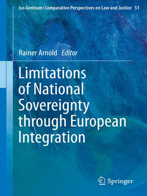 cover image of Limitations of National Sovereignty through European Integration